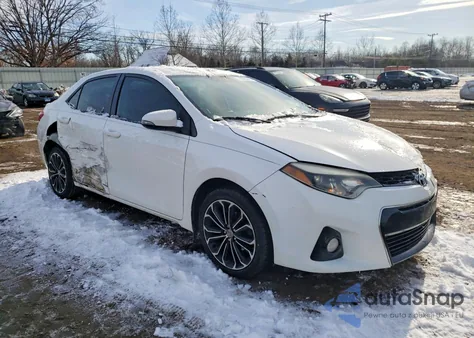 2015 Toyota Corolla L z USA, uszkodzony, nr VIN 2T1BURHE1FC341522